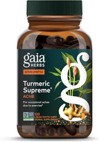Gaia Herbs Turmeric Supreme Ache- Helps Provide Relief of Occasional Aches - with Turmeric Curcumin, Black Pepper, Devil’s Claw, Ginger, Feverfew & More - 120 Liquid Phyto-Capsules(60-Day Supply)