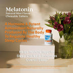 Doctors Best Melatonin 5mg Chewables for Adults - Sleep Support for Men & Women, Melatonin Supplement 5 mg, Gluten Free, Vegan, Non GMO, Natural Mint Flavor - 120 Chewable Tablets