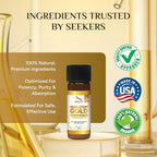 Quantum Gold 24K Ormus Gold Concentrate | Pure Ormus Colloidal Monoatomic Gold Powder Supplement | Decalcify Pineal Gland | Enhance Brain Wave Activity & Higher Energy Alignment 1g.