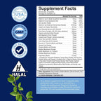 Herbal Saw Palmetto Male Supplement - Potent Pygeum and Saw Palmetto Extract with Beta Sitosterol & Green Tea Supplements for Adult Males for Urinary Tract Support & Frequent Urination - 60 Capsules