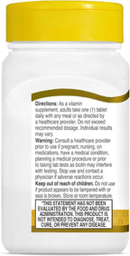 21st Century Biotin 10,000 mcg Tablets (360 Count), High Potency Biotin Supplement, Supports Hair, Skin & Nail Health, Gluten & Sugar-Free, Daily Vitamin B7 Supplement, Non-GMO