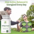 BMega Nopal with Chromium Picolinate - Supports Metabolism & Nutrient Balance - Natural Plant-Based Supplement Helps Support Healthy Blood Sugar Levels & Wellness - 60 Capsules