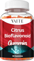VAITE Citrus Bioflavonoid Gummies – 1000mg Chewable Complex – Vegan Plant-Based Flavonoids – Sugar-Free, Non-GMO, Soy & Gluten-Free – Daily Antioxidant Support – 60 Count