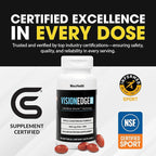Eye Supplement for Athletes; Formula with Lutein, Zeaxanthin, and Meso-Zeaxanthin, Eye Supplements Omega 3, Essential Carotenoids for Eyes - (90 Softgels, 3 Month Supply)