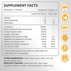 2 Pack L-Glutamine Gummies 1000mg, Glutamine Supplement for Women & Men, with BCAAs, Magnesium & NAC, Support Gut, Muscle Health & Immunity, Vegan, Non-GMO, Gluten Free, Keto Friendly, 120 Count