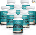 2400 MG Liposomal Glutathione Softgels, Max Absorption, Active Form L-Glutathione Reduced (GSH), with Hyaluronic Acid, Resveratrol, Master Antioxidants for Detox, Brain, Immune System, 480 Softgels