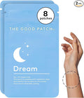 The Good Patch Plant Powered Sleep Support - Sustained Release Dream Patch with Melatonin, Hops, Valerian Root (8 Total Patches)