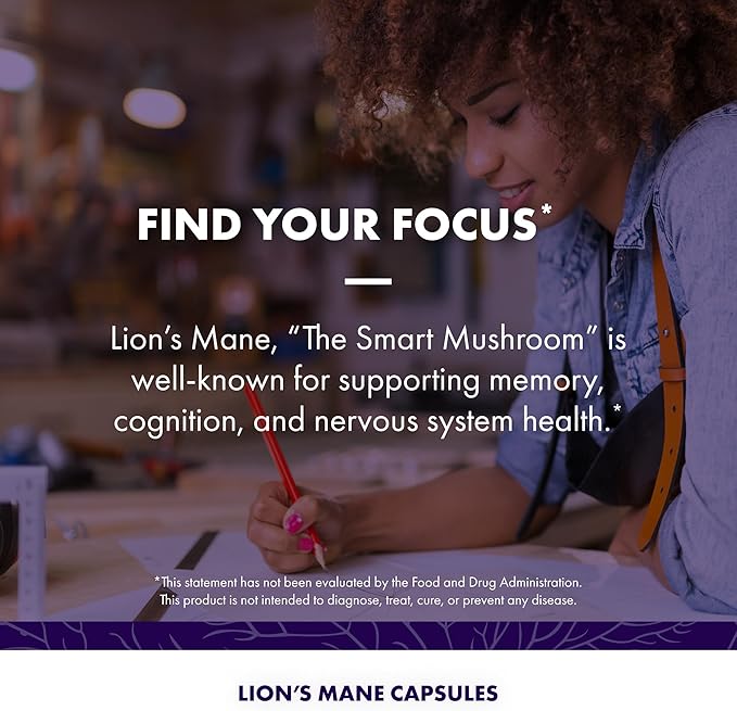 Host Defense Lion's Mane Capsules, 240 ct (Pack of Two 120 ct Units)
