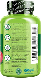 NATURELO Whole Food Multivitamin for Women - with Vitamins, Minerals, & Organic Extracts - Supplement for Energy and Heart Health - Non GMO - 120 Vegan Capsules