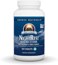 Source Naturals Sleep Science NightRest with Melatonin - BioAligned MultiNutrient & Herb Complex, for Rest & Relaxation Support* - 100 Tablets