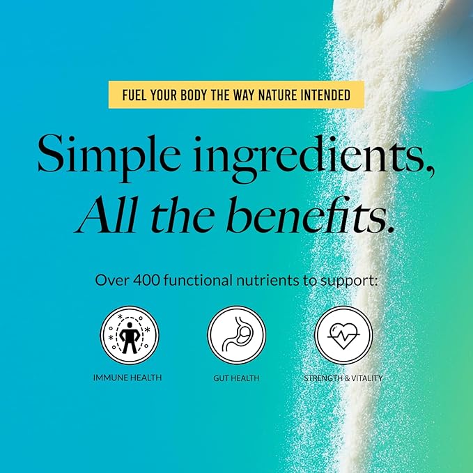NAKED Colostrum Powder – 100% Grass-Fed Bovine Colostrum Supplement from US Farms | Tested at 20%+ IgG | Gut Health, Immunity, Recovery & Skin Support - 150 Servings