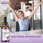 Triple Magnesium Complex Liquid Drops - 1300mg Magnesium Glycinate, Taurate & Citrate with Omega3, L-Theanine, Ashwagandha, Potassium - Support Sleep, Nerve, Immune, Energy - Grape Flavor, 2 Fl OZ