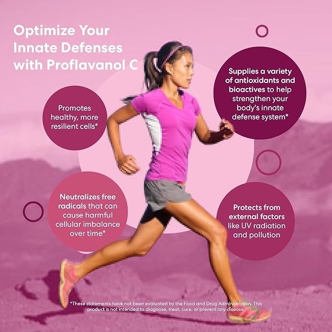 USANA Proflavanol C200 - Advanced Antioxidant with Bioflavanoids and Vitamin C for Heart Health - 56 Tablets - 28 Day Supply