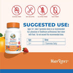 MaryRuth Organics Multivitamin for Women and Men | Sugar Free | Adult Multimineral Gummy with Vitamin C | D and E | B Vitamins | Biotin | Zinc | Vegan | Non-GMO | Gluten Free | 60 Count