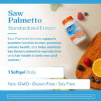 Doctor's Best Saw Palmetto 320 Mg Softgels, 180 Count