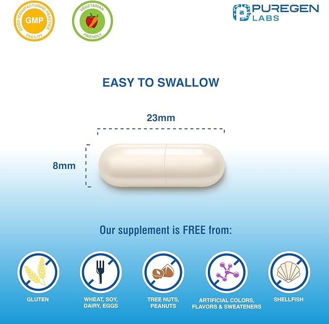 Puregen Labs Potassium Bicarbonate Supplement 1020 mg | Non-GMO | Gluten Free | 240 Vegetarian Capsules