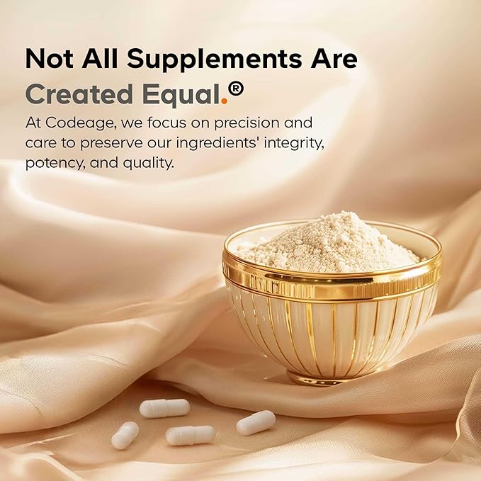 Codeage Daily Synbiotic Supplement - Prebiotics, Lactobacillus & Bifidobacterium Probiotics, L-Glutamine, Zinc L-Carnosine, DGL, Synbiotic Probiotic, BioPerine - Shelf-Stable - 30 Capsules