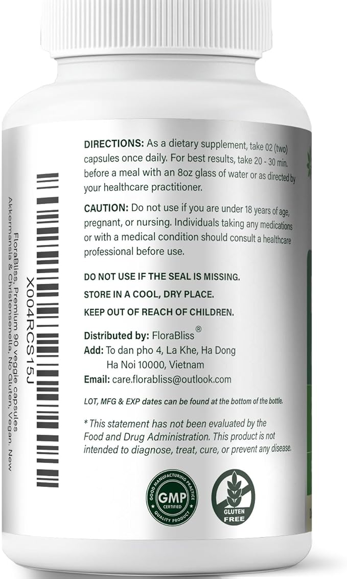 FloraBliss Rhodiola Rosea with Ashwagandha KSM-66, L-Theanine, Holy Basil & Black Pepper - 90 High Potency Vegan Capsules - 45-Day Supply - No Artificial Additives