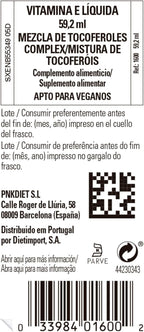 Solgar Liquid Vitamin E (with Dropper), 2 fl. oz. - Antioxidant, Skin & Immune Support, Overall Health - Natural, Liquid Vitamin E - Non-GMO, Vegan, Gluten Free, Dairy Free, Kosher - 118 Servings