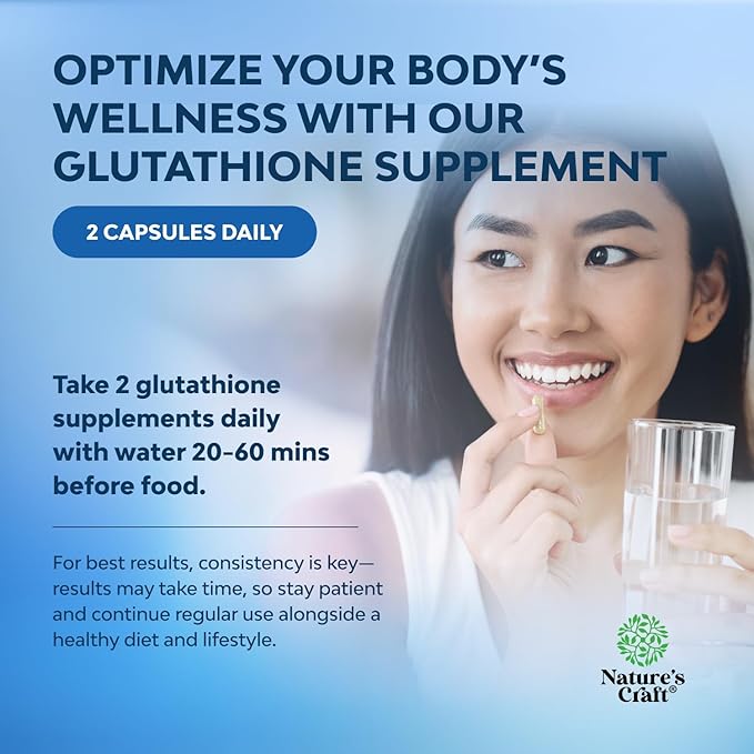 Reduced Glutathione Supplement with Milk Thistle - 1000mg per Serving Pure L Glutathione with Alpha Lipoic Acid & Milk Thistle Silymarin for Skin Radiance, Liver Support & Immune Support - 60 Count