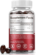 BEWORD Astaxanthin 12mg with MCT Oil, 60/120 Softgels 2-Month Supply | Premium Antioxidant Supplements | Natural Microalgae, Triple Strength | Supports Skin & Eye Health | Non-GMO, Gluten & Soy-Free