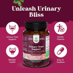 Bundle of D Mannose Capsules for Urinary Tract Health with Cranberry Juice Powder & Dandelion and Colon Cleanser & Detox - Lactobacillus Acidophilus Probiotic - Psyllium Husk Gut Health Supplement