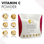 Cocó March N.M.D Vitamin C Powder 1000 mg – Immune Support Supplement with Zinc, Bromelain, Quercetin & L-Lysine, Supports Collagen Production, Vegan, Gluten & Dairy Free, Keto Friendly, 10 oz