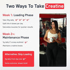 SteelFit Creapure Pure Creatine Monohydrate Powder for Men & Women, Watermelon - Flavored Creatine Gym Workout Supplements for Lean Muscle Gain, Brain Health & Strength Building - 30 Servings
