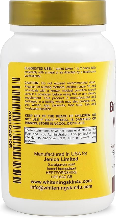 Vitamin C Complex 1000 mg Tablets for Skin Lightening Brightening Antioxidant with Rose Hips and Bioflavinoids Immune Support Supplement Healthy Aging Builds Energy and Overall Well Being