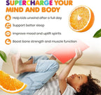 Dr. Moritz Calming and Relaxing Kids Magnesium Gummies, Non-GMO and Low Sugar Magnesium Kids Chewy Supplements, Sleep Gummies Kids, Orange Flavor