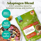 Navitas Organics Superfood+ Adaptogen Blend for Stress Support (Maca + Reishi + Ashwagandha),6.3oz Bag,30 Servings — Organic,Non-GMO,Vegan,Gluten-Free,Keto & Paleo.,(Pack of 2)