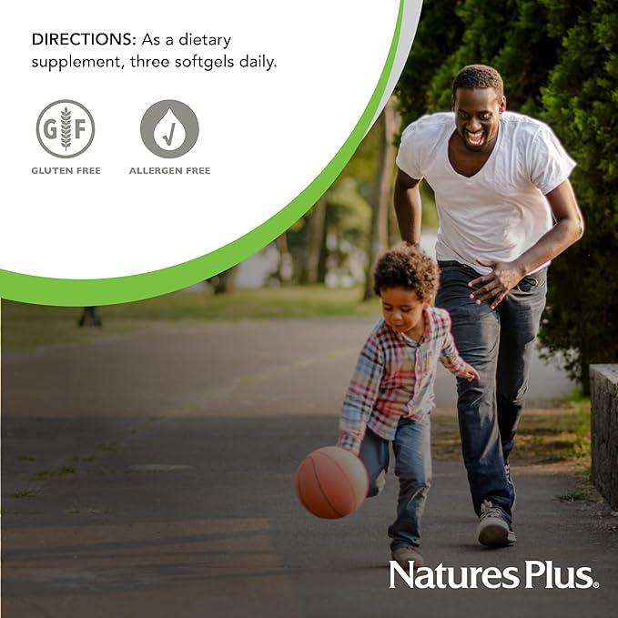 NaturesPlus Hema-Plex Iron - 60 Fast-Acting Softgels - 85 mg Iron + Vitamin C & Bioflavonoids for Healthy Red Blood Cells - Gluten Free - 20 Servings