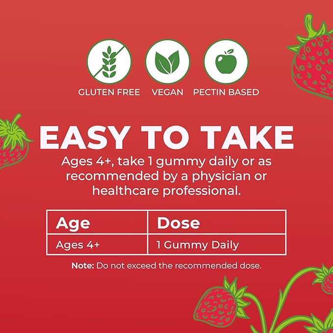 MaryRuth Organics Vegan Vitamin D3 + Vitamin B12 Gummies | 2 Month Supply | Supports Bone Health | Immune Support Supplement | Energy Supplements | Methyl B12 Vegan Non-GMO Gluten Free | 60 Servings
