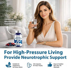 Migraine Relief Supplement | 120 Capsules Liposomal Neurological Health Formula with Magnesium Glycinate, Riboflavin (Vitamin B2) & Feverfew | Daily Brain Function