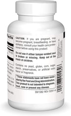 Source Naturals DMAE, Dimethylaminoethanol Bitartrate - Supports Mental Concentration*, 351mg - 100 Capsules