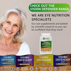 Vision Defender AMD AREDS2 Eye Vitamins – Exact AREDS 2 Formula with Lutein & Zeaxanthin, Vitamins C & E, Zinc 25 mg & Copper – Once Daily Vegan Eye Health Supplement, 90 Tablets