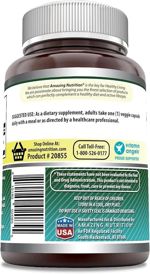 Amazing Formulas Biotin 10000 Mcg Vegetarian Capsules | Vitamin B7 Supplement | Non-GMO | Gluten-Free | Made in USA (200 Count | 2 Pack)