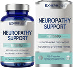 Nerve Savior for Neuropathy Supplements, with 600 mg Alpha Lipoic Acid, Neuropathy Pain Relief for Feet, Hands and Joints, Overall Nerve Health Support, 120 Capsules,01