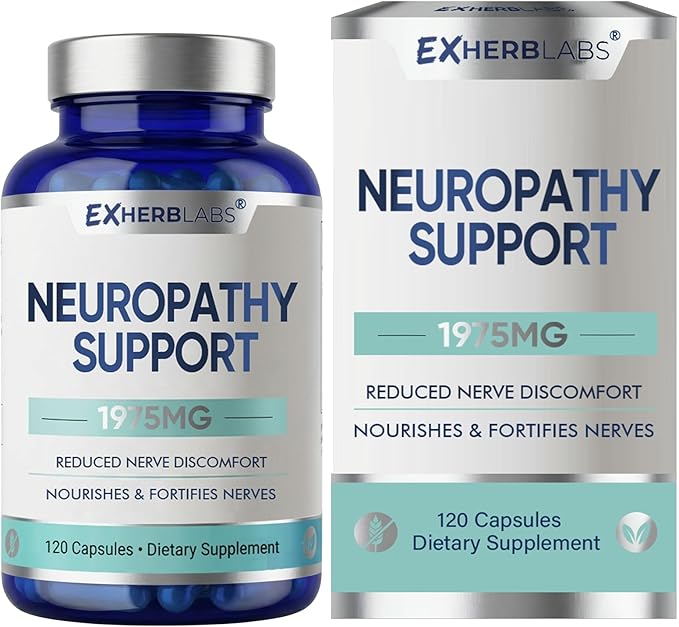 Nerve Savior for Neuropathy Supplements, with 600 mg Alpha Lipoic Acid, Neuropathy Pain Relief for Feet, Hands and Joints, Overall Nerve Health Support, 120 Capsules,01