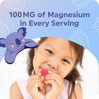 Magnesium Calming Gummies for Children | Strawberry | Relaxation & Natural Wake-Sleep Cycles | Relaxing Magnesium for Kids with Chamomile & Lemon Balm | Non-GMO, Gluten-Free | Calm Gummies 60ct