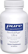 Pure Encapsulations RevitalAge Ultra 90's - Aids Healthy Aging - Mitochondrial Support* - Antioxidant-Rich - Gluten Free & Non GMO - 90 Capsules