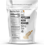 It's Just! - Psyllium Husk Powder, GLP-1 Friendly, Easy Mixing Dietary Fiber, Cleanse Your Digestive System, Finely Ground Powder, Ideal for Keto Baking, Non-GMO (Unflavored, 10oz (Pack of 1))