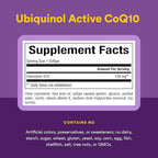 Natural Factors Coenzyme Q10 - Antioxidant Support Supplement Supports Cellular Energy Production - Better Absorption Aids Healthy Heart Function - 100 mg, 240 Softgels (240 Servings)