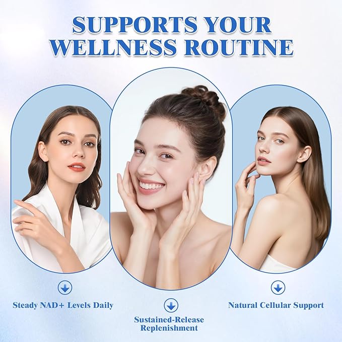 NAD+ Patches | Promote Daily Vitality & Healthy Aging | Support Cellular Energy & Metabolism | 8-Hour Timed Release (30)