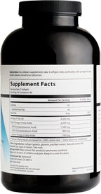 Triple Strength Omega-3 Fish Oil 4200mg – 1200mg EPA + 900mg DHA | High Potency Burpless Softgels | Wild-Caught Deep Ocean Fish Oil | Lemon Flavor - 240 Softgels