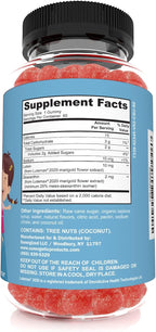 Sunergetic Premium Eye Support Gummies for Kids - Lutein with Zeaxanthin Supports Overall Eye Health, Vision & Macular Health–Clinically Studied Lutein & Zeaxanthin with Lutemax 2020-60 Gummies