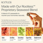 Rootless Seaweed Daily Bites – Coconut Chai – 1 Month Supply for Hormone & Thyroid Health | 100% Daily Iodine, Whole Food Ingredients, No Added Sugar (4 Pack)