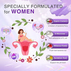 ZEBORA Probiotics-for-Women 100-Billion-CFUs with Prebiotics, D-Mannose & Cranberry for Digestive, Immune, Feminine UT Health Support, Ultimate Probiotic Women's Care, Soy & Gluten Free, 45 Packets