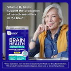 Qunol Brain Health Memory Plus with B6, Magnesium L-Threonate & Citicoline, Clinically Tested Ingredients to Improve Memory, Focus, Attention and Productivity, 90 Count
