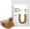 Unleash’d Organic Milk Thistle Powder 16oz – 100% Pure, Rich in Silymarin & Antioxidants, Supports Liver and Immune Health